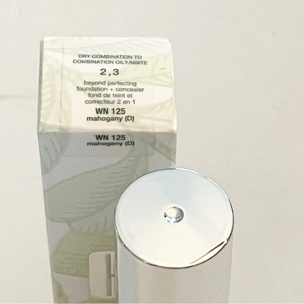 Clinique Beyond Perfecting Foundation + Concealer .2oz NEW WN125 Mahogany‎
